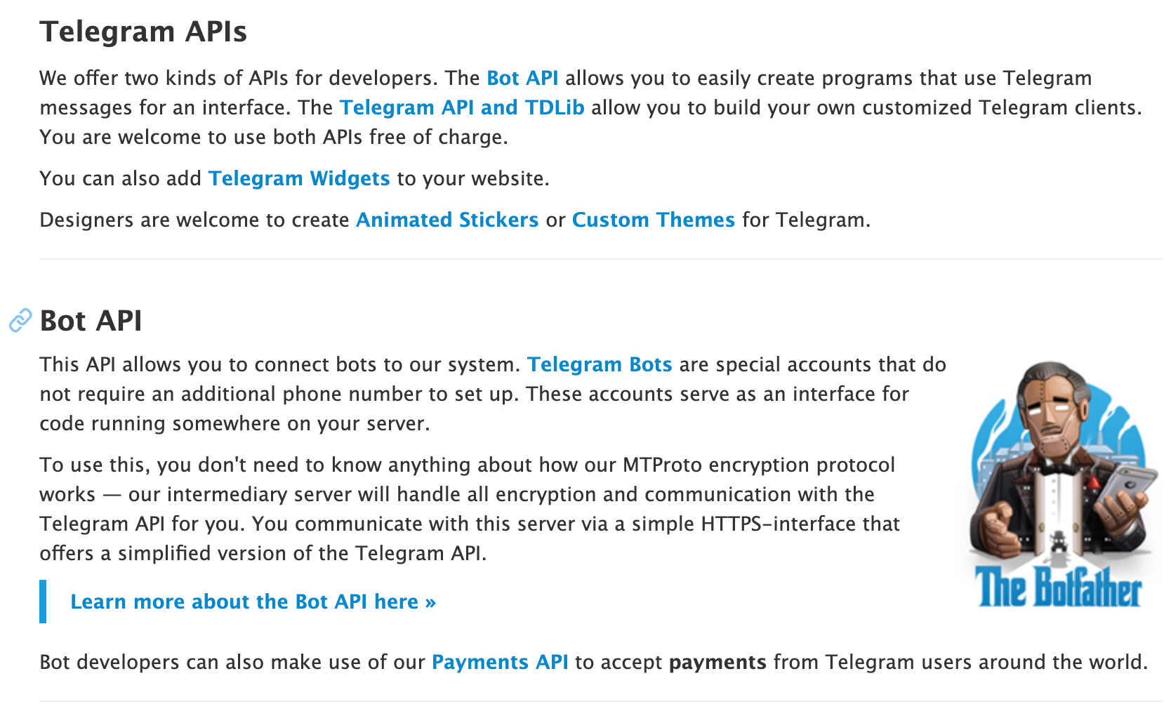 The true magic unfolds in Telegram's open API and bot capabilities